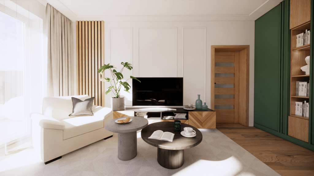 Dom pod Wrocławiem w odcieniach&nbsp;zieleni